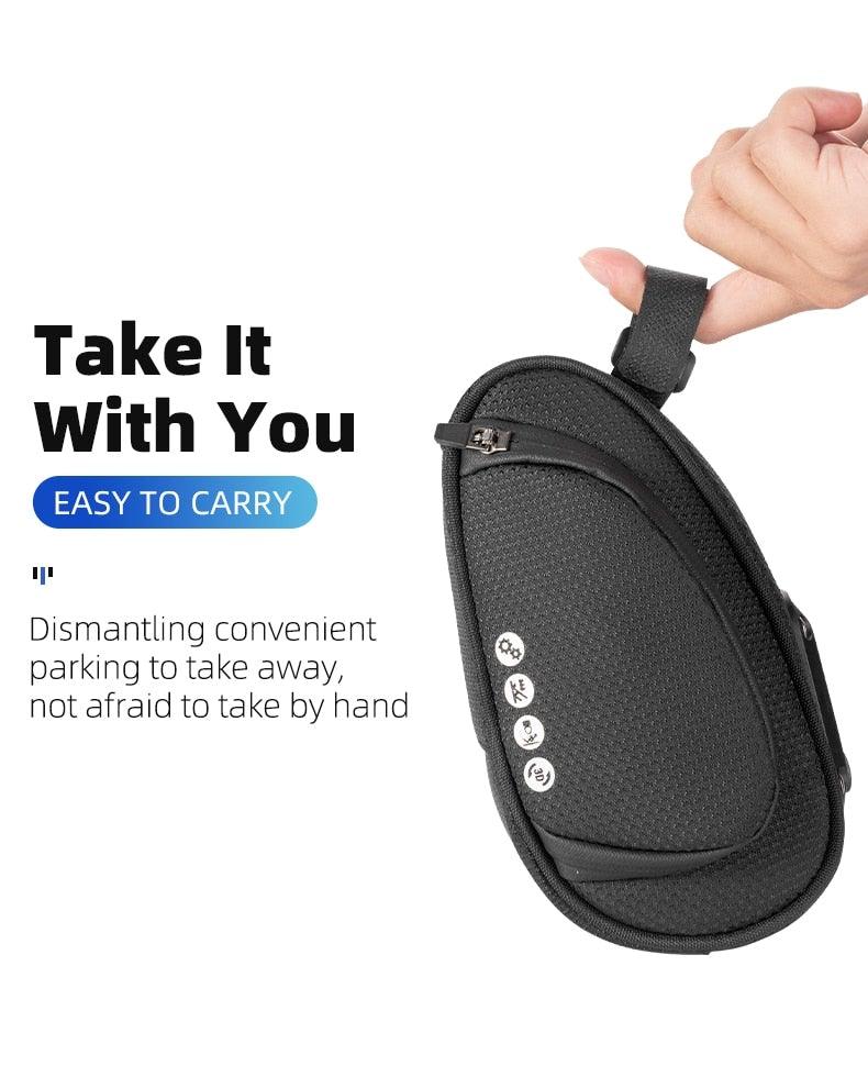 Rainproof Bike Seat Bag - Shockproof Cycling Storage Pouch