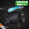 Rainproof Bike Seat Bag - Shockproof Cycling Storage Pouch