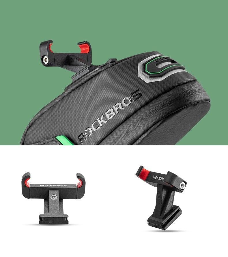 Rainproof Bike Seat Bag - Shockproof Cycling Storage Pouch