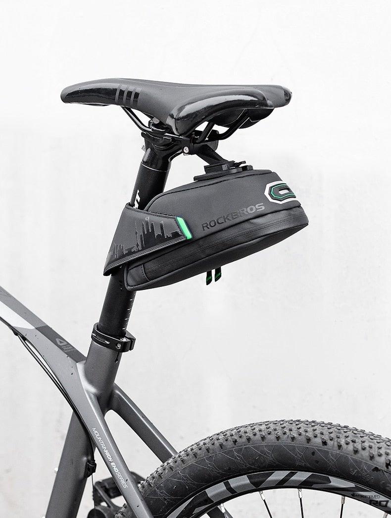 Rainproof Bike Seat Bag - Shockproof Cycling Storage Pouch