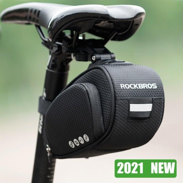 Rainproof Bike Seat Bag - Shockproof Cycling Storage Pouch