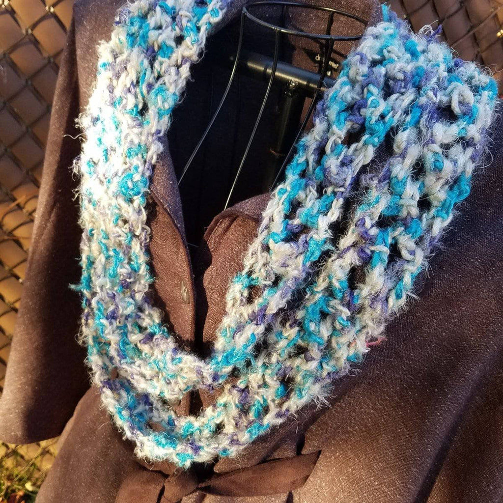 Rainy Day Infinity Scarf Crochet Kit - Bohemian Handcrafted Style