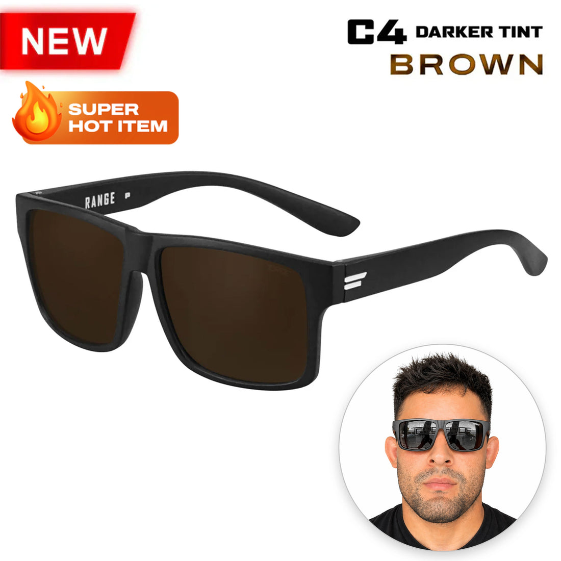 Range Polarized Sunglasses with UV400 Protection