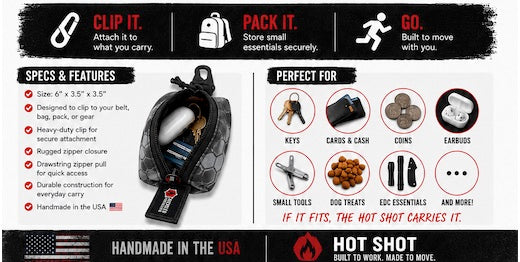 Ranger Keychain Pouch - Compact Everyday Carry Gear Storage