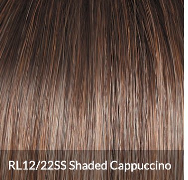 Flash Forward Layered Mid-Length Textured Wig, Cappuccino RL12/22SS