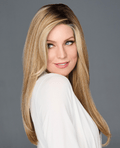 Raquel Welch Top Billing 18-inch hair topper in Iced Granita color
