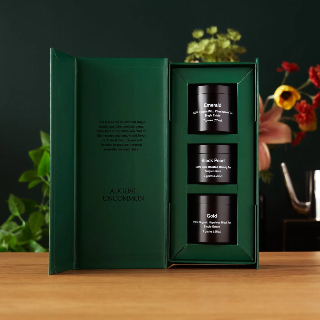 Rare Leaves Single Origin Tea Mini Tin Sampler Set - Image 2