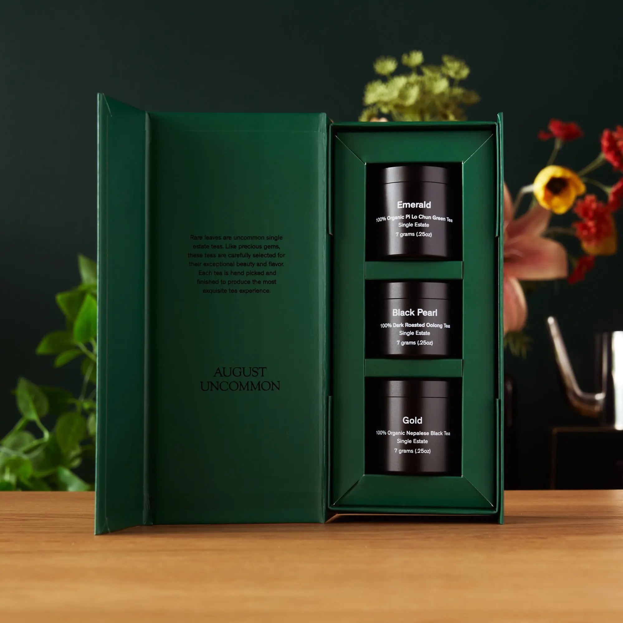 Rare Leaves Single Origin Tea Mini Tin Sampler Set - Image 2
