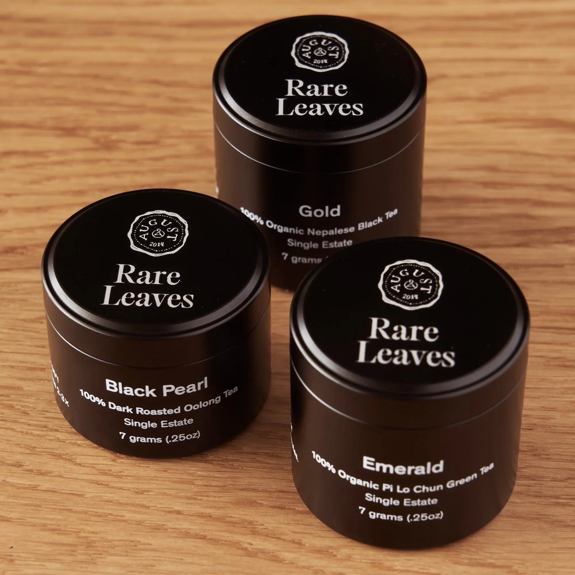 Rare Leaves Single Origin Tea Mini Tin Sampler Set - Image 3