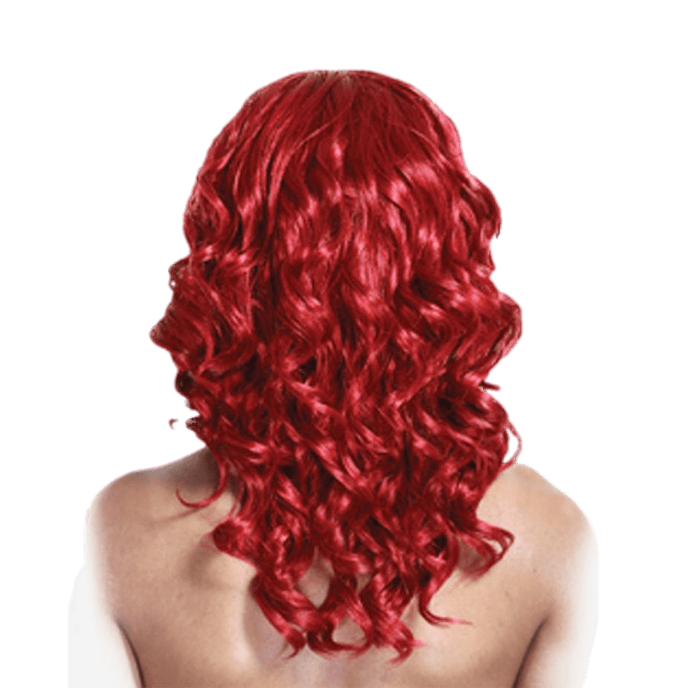 Topaz Lace-Front Synthetic Wig, Glamorous Side-Part Curls