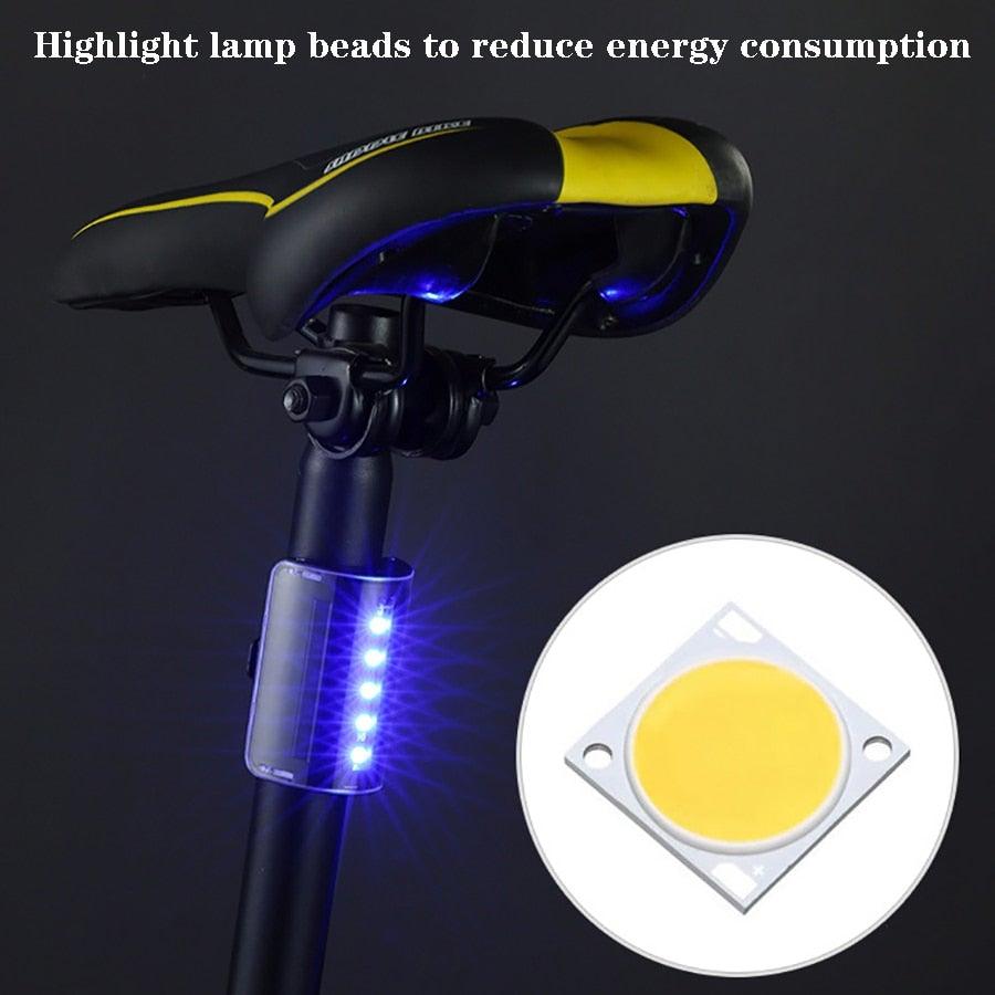 Wireless Remote Bike Turn Signal LED Tail Light for Night Cycling