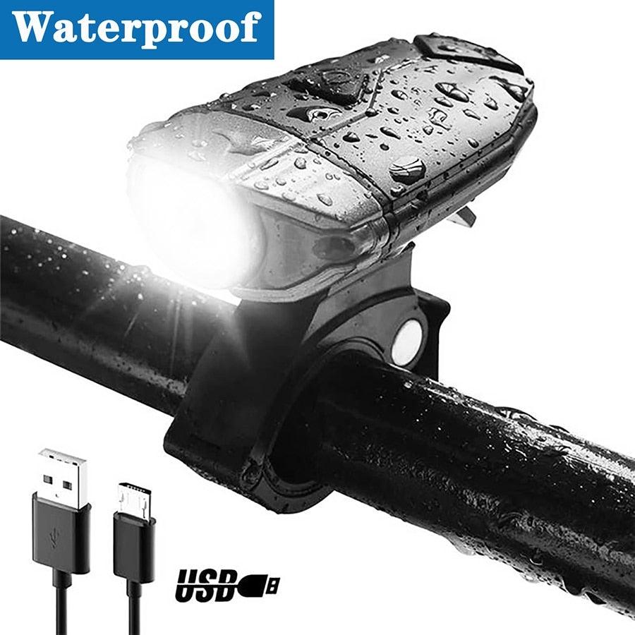 Black wireless remote bicycle LED tail light mounted on a seat post for night cycling safety