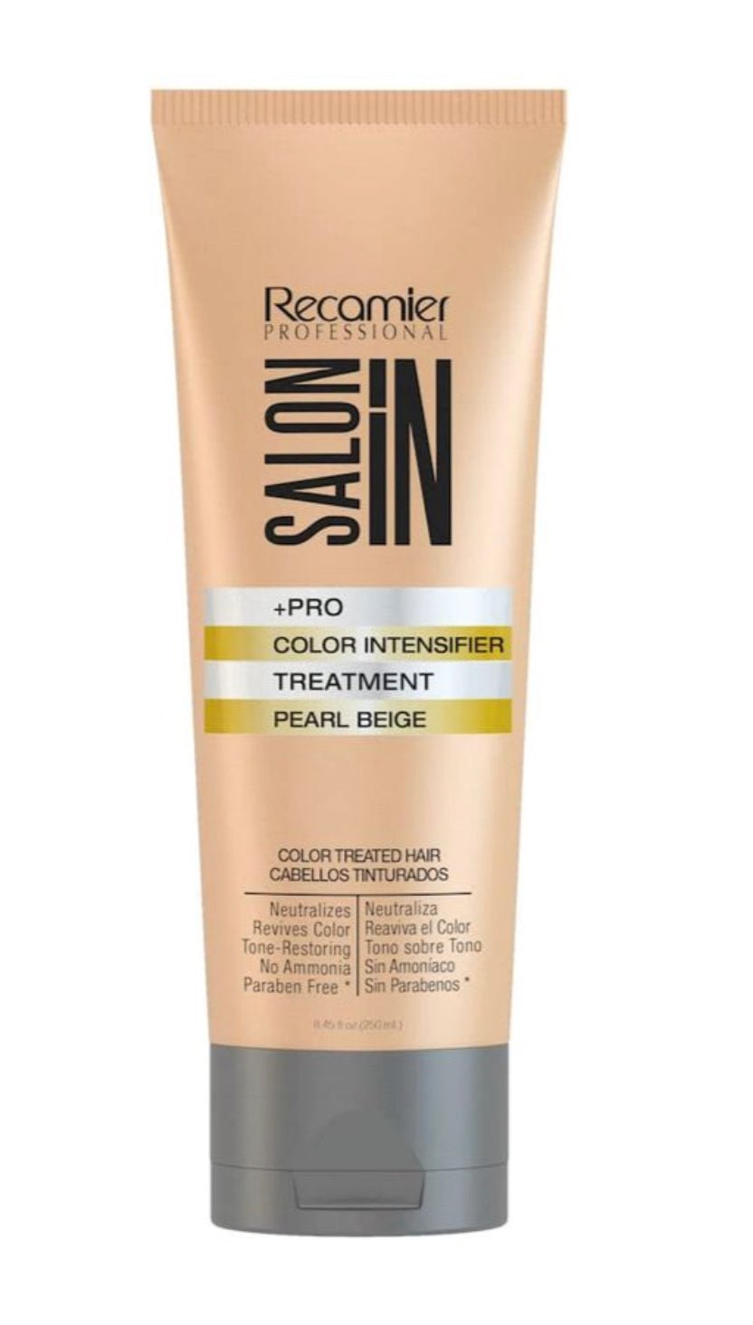 Recamier Salon In Pro Hair Color Intensifier Treatment in Pearl Beige 8.45 oz