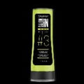 Recamier Salon In Mega Hold Gel in a bright neon yellow bottle with black branding, 14 oz size.