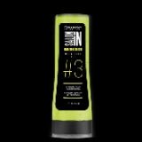 Recamier Salon In Mega Hold Gel in a bright neon yellow bottle with black branding, 14 oz size.