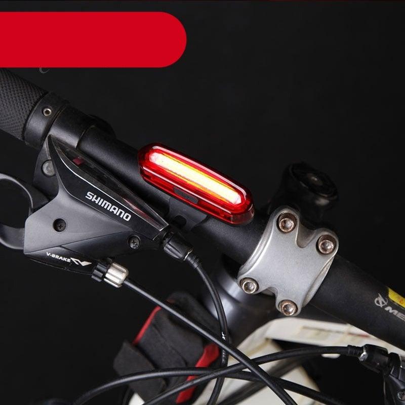 USB Rechargeable LED Bicycle Tail Light - High Intensity Safety