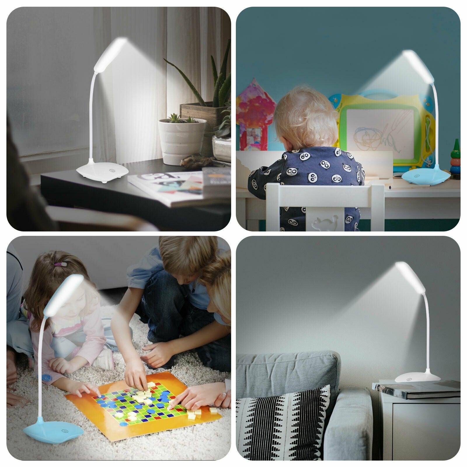 Modern Rechargeable Study Lamp, Flexible LED Reading Light