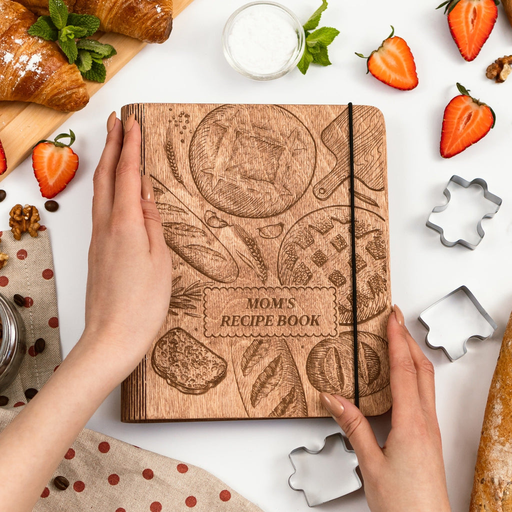 Boulangerie Wood Recipe Book for Bread and Pastry Bakers