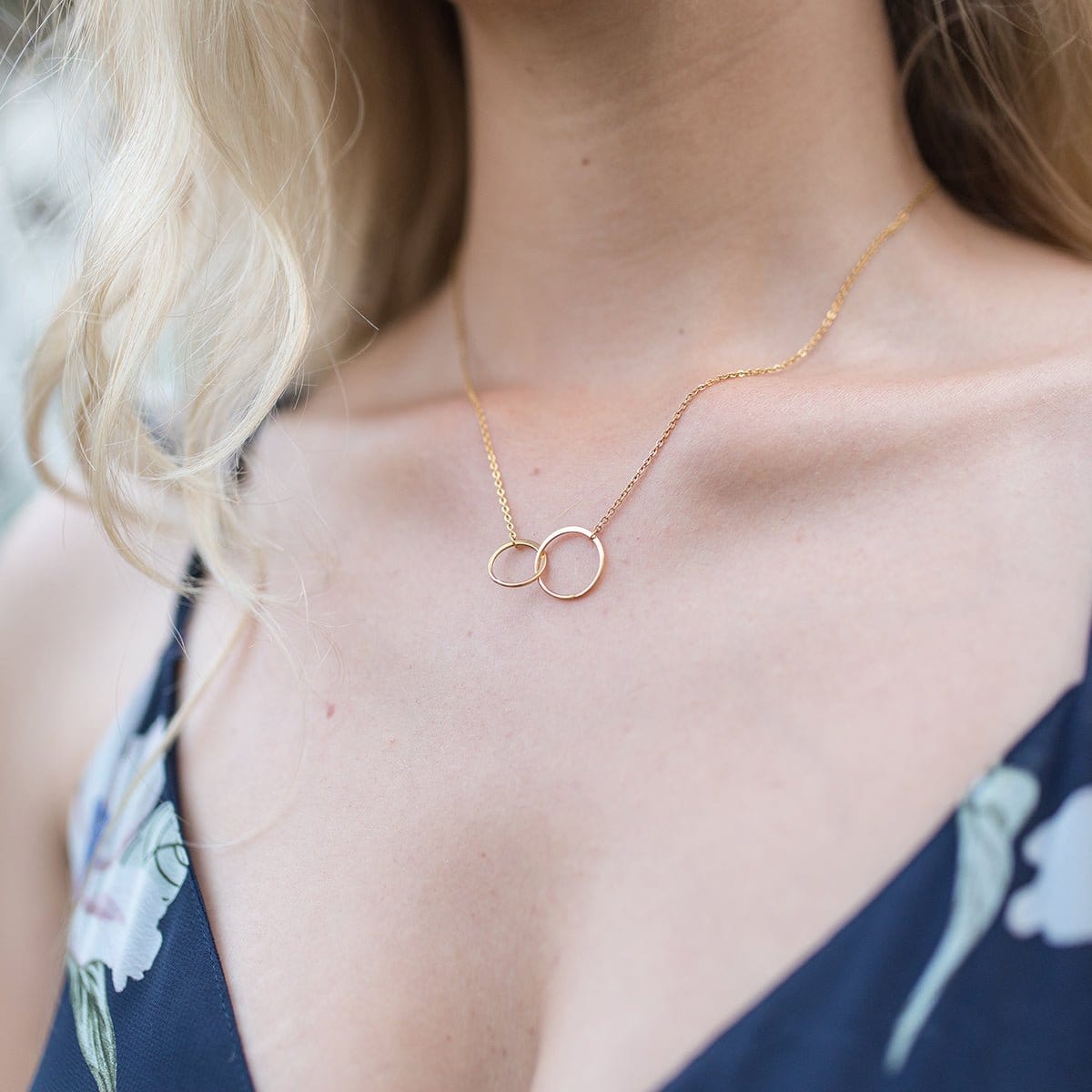 Recovery Double Circles Necklace