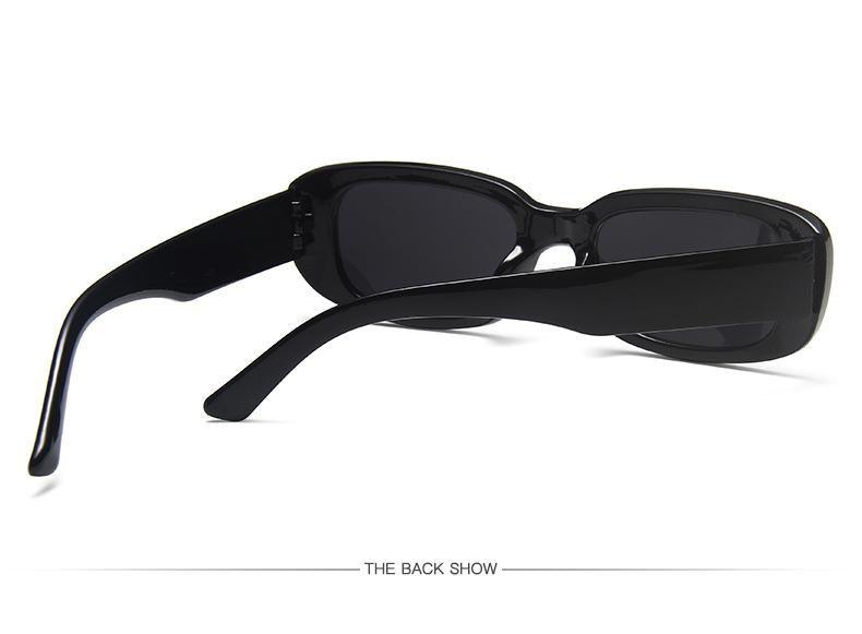 Retro Rectangle Sunglasses for Women & Men - Thick Frame Eyewear