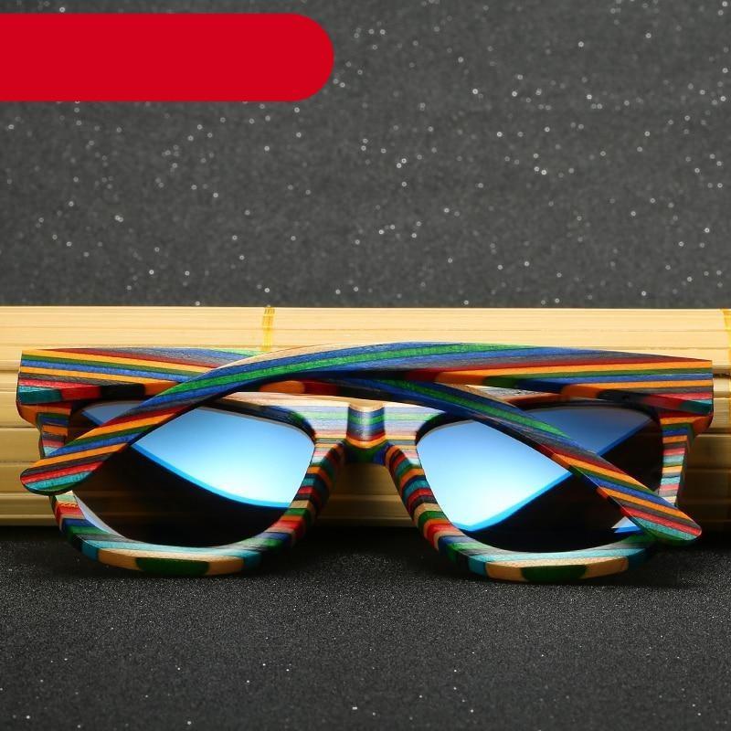 Polarized Rectangular Sunglasses Unisex UV400 Vintage Casual