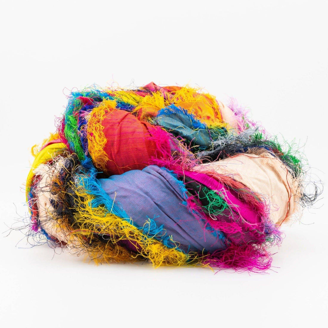 Tibet Jewels Recycled Sari Silk Ribbon for Crafting & Decor