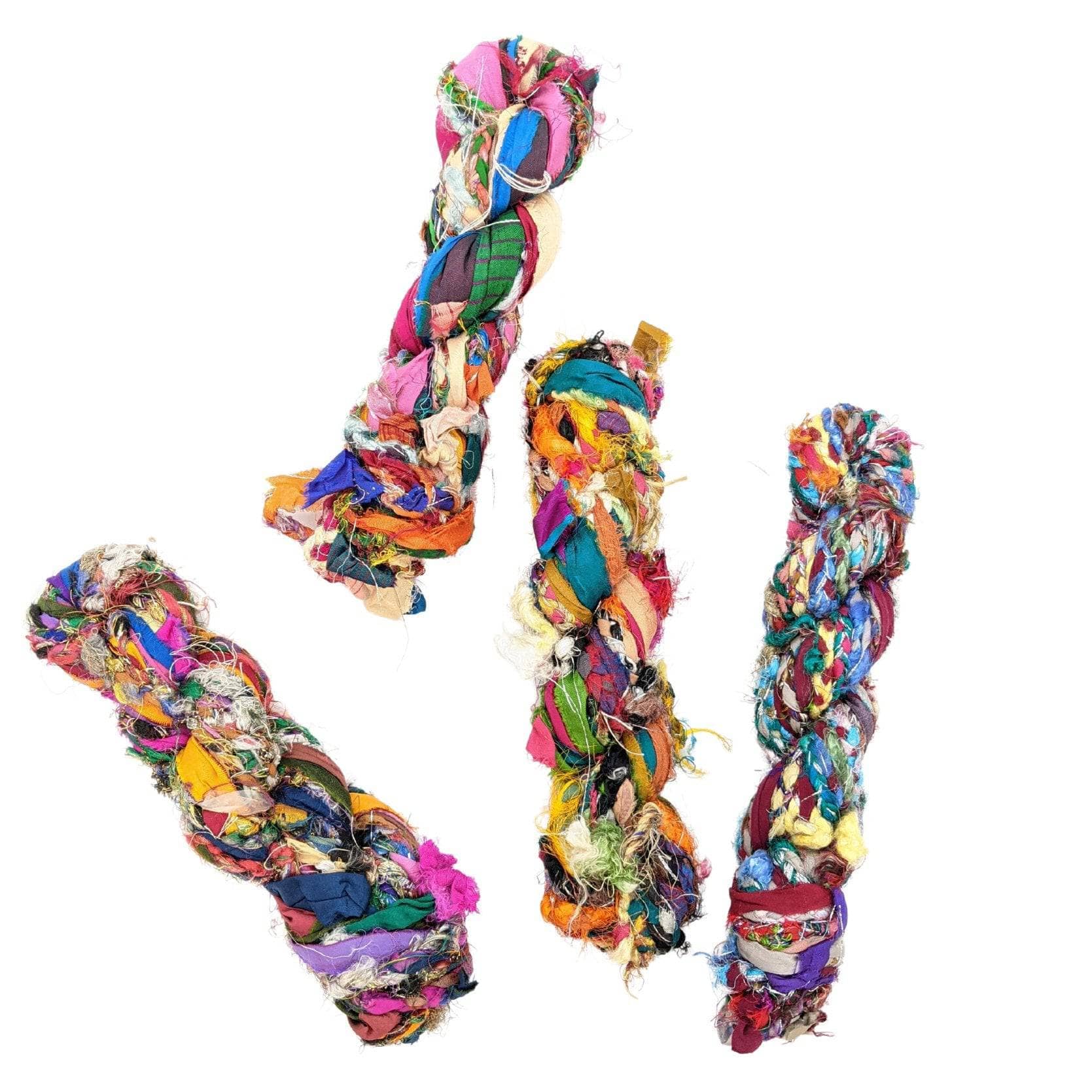 Istanbul Sparkle Recycled Sari Silk Ribbon for Bohemian Decor