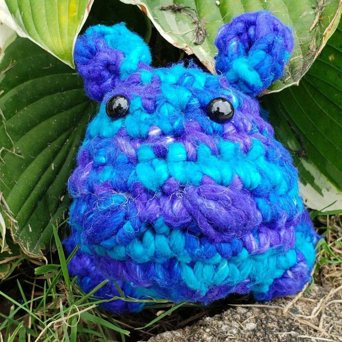 DIY Crochet Baby Hippo Stuffed Animal Kit - Easy Craft Project