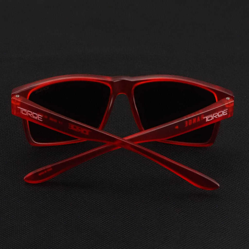 Frost Red Polarized Mirrored Sunglasses for Water Sports