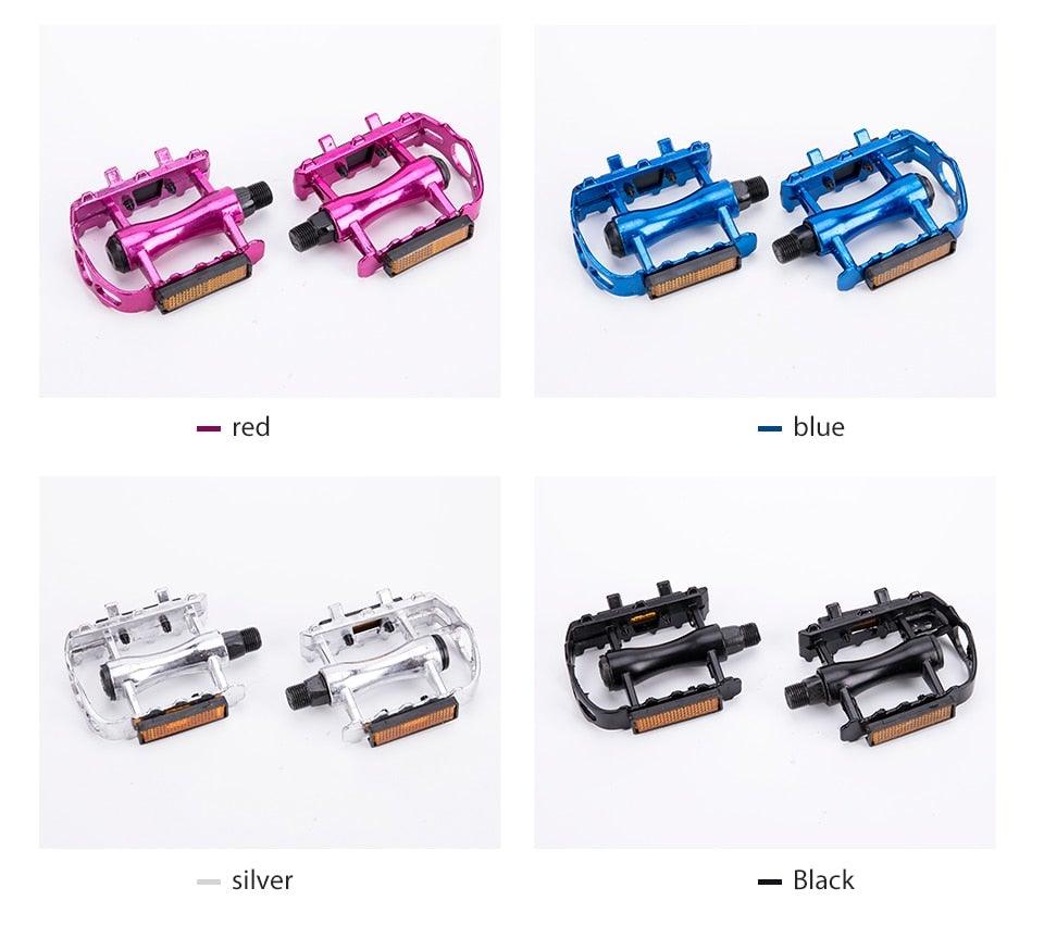 Universal Non-Slip Aluminum Platform Pedals for Mountain Bikes