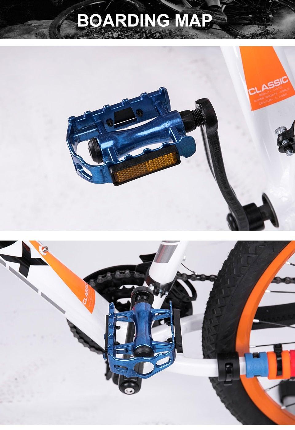 Universal Non-Slip Aluminum Platform Pedals for Mountain Bikes