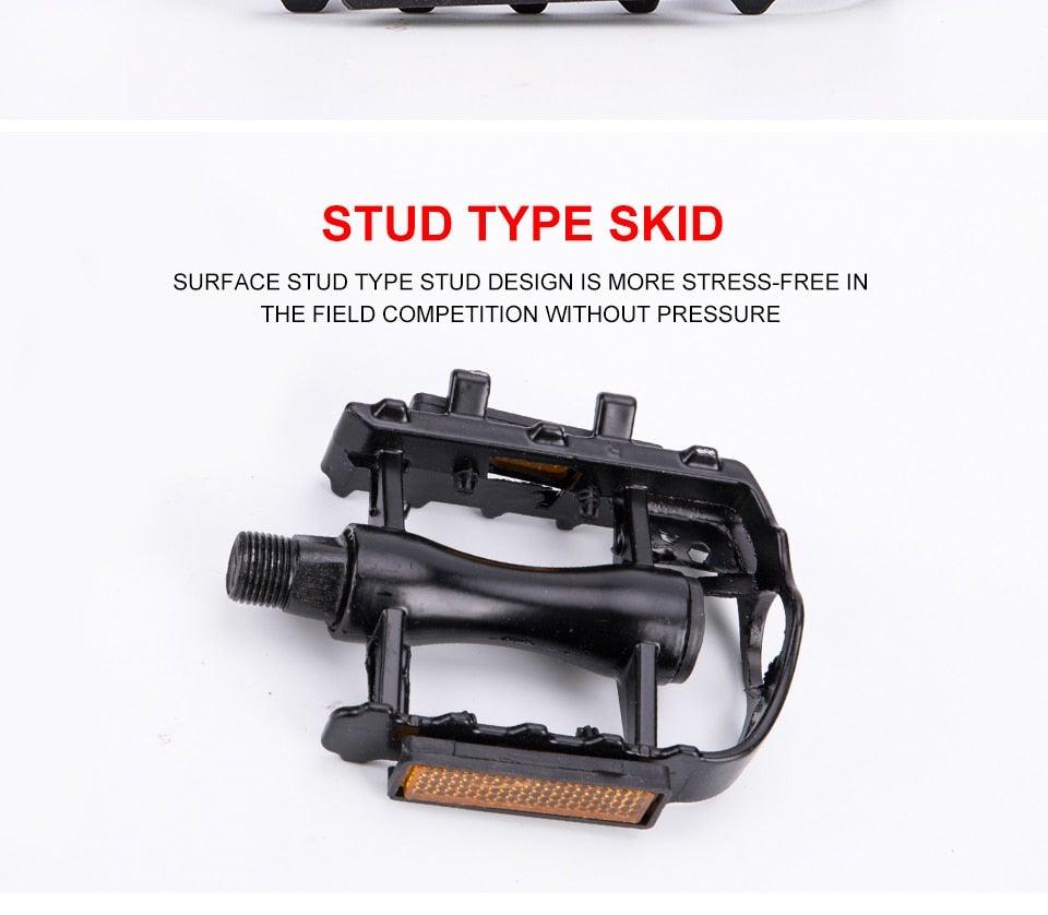 Universal Non-Slip Aluminum Platform Pedals for Mountain Bikes