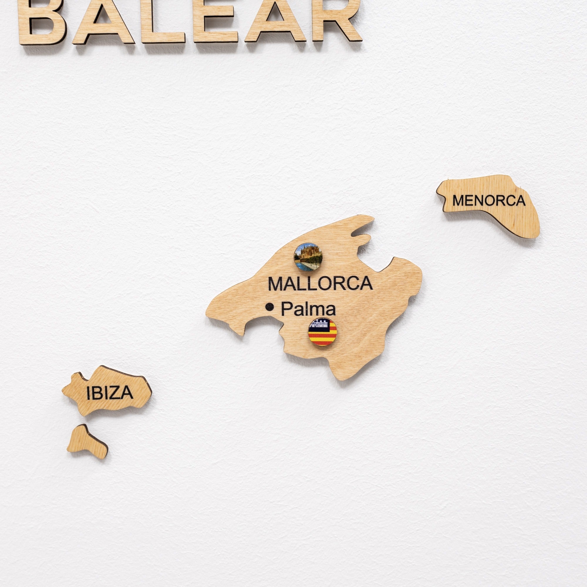 Gold Wooden Map of Spain Wall Art - Decorative Home Decor