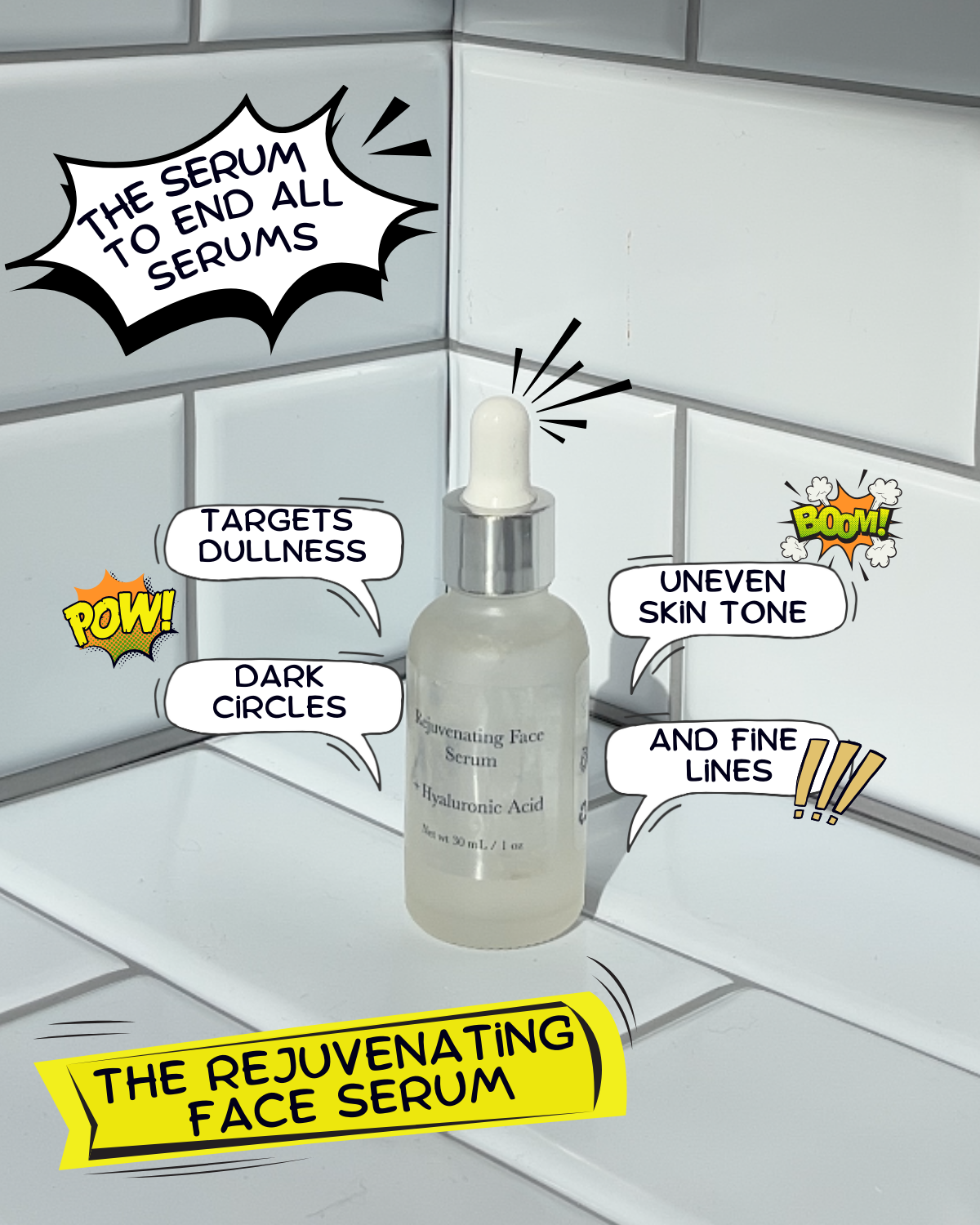 Rejuvenating Face Serum with Hyaluronic Acid