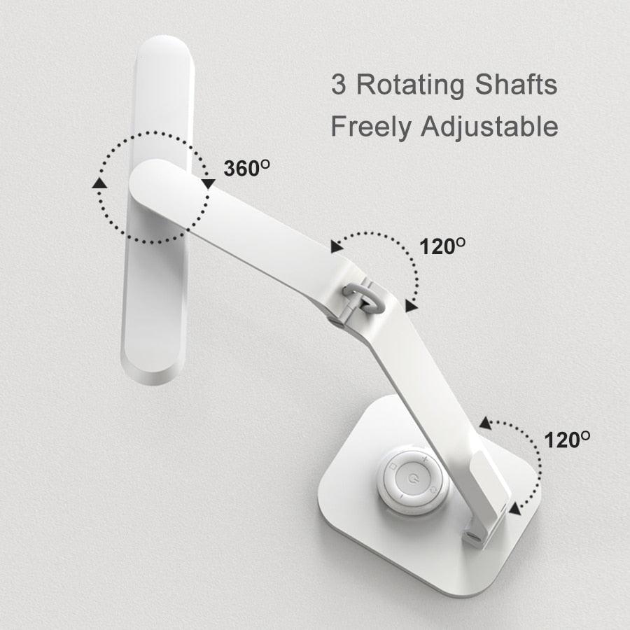 Remote Control LED Desk Lamp - Eye-Caring Dimmable Office Light - detail shot