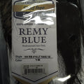 Remy Blue 4x4 Yaki 10-inch Hair Closure in Color 1B, showing natural human hair texture