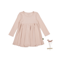 The Long Sleeve Dress - Blush