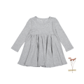 The Long Sleeve Dress - Heather