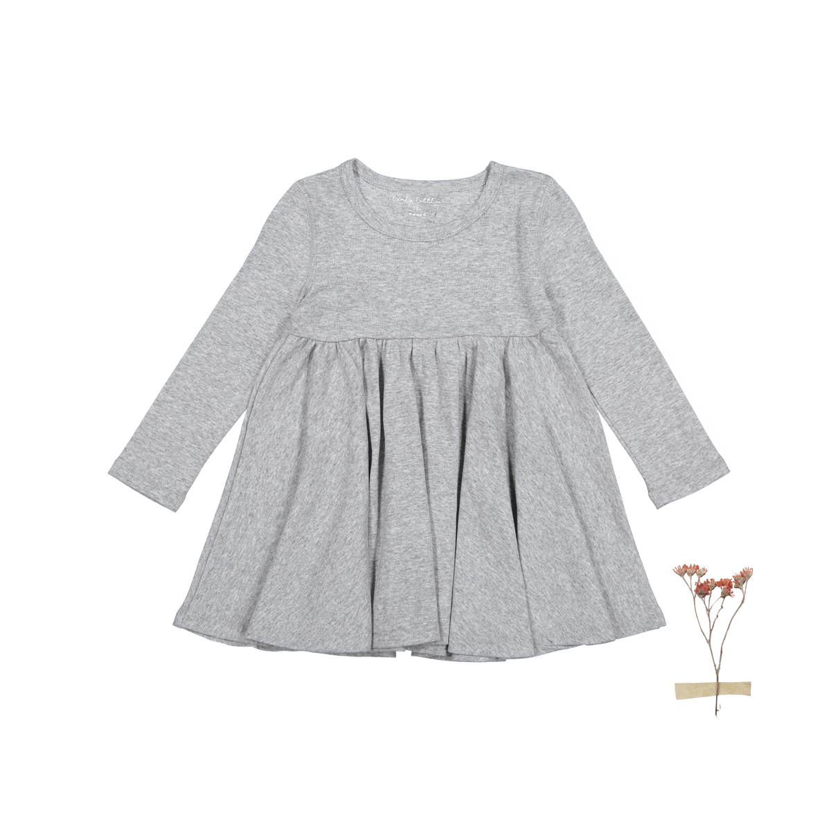 The Long Sleeve Dress - Heather