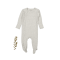 The Snap Romper - Oatmeal