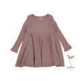 The Long Sleeve Dress - Mink
