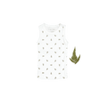 The Printed Tank - White Leaf