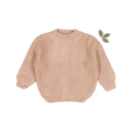 The Chunky Knit Sweater - Blush