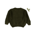 The Chunky Knit Sweater - Moss