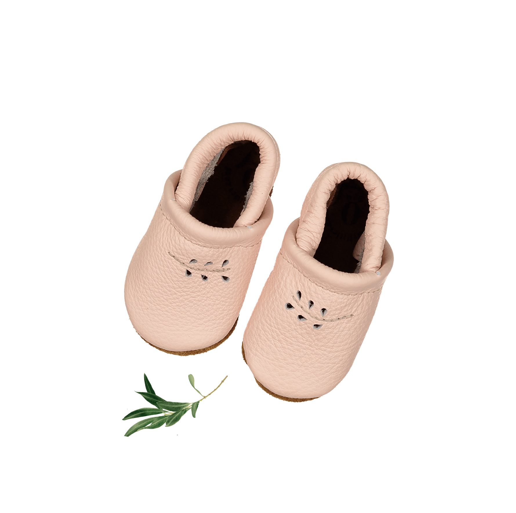 The Leather Mocc - Blush