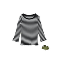 The Printed Long Sleeve Tee - Stripe