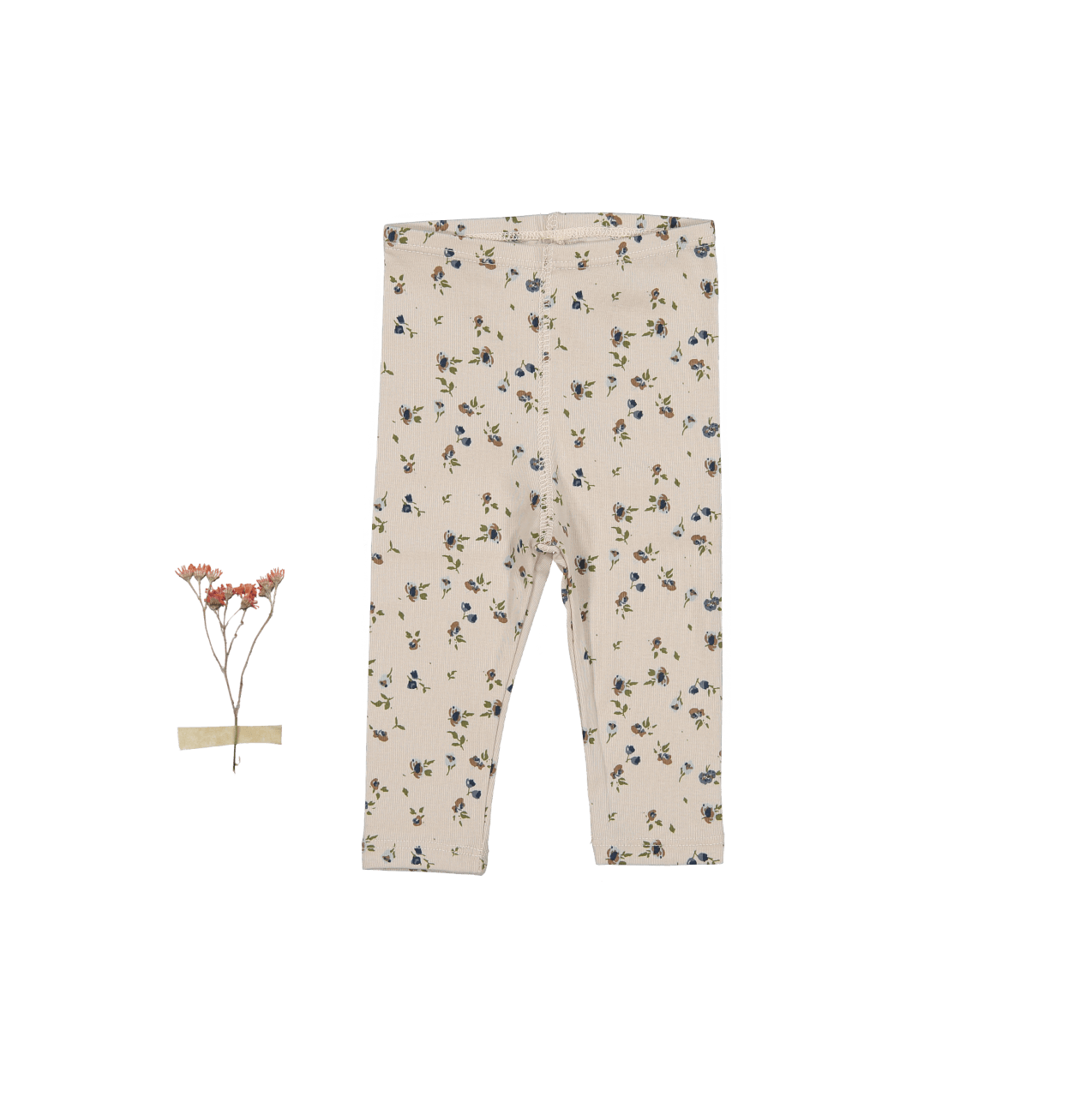 The Printed Legging - Floral Sand