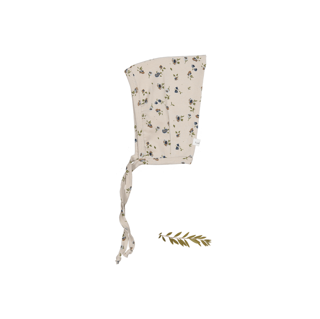 The Printed Pixie Bonnet - Floral Sand