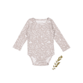 The Printed Long Sleeve Onesie - Signature