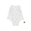 The Printed Long Sleeve Onesie - Tulip
